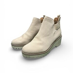 DV by Dolce Vita Cream Wedge Ankle Boots